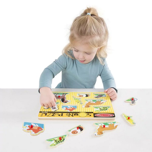 Продукт Melissa and Doug Домашни любимци- Пъзел със звуци  - 0 - BG Hlapeta